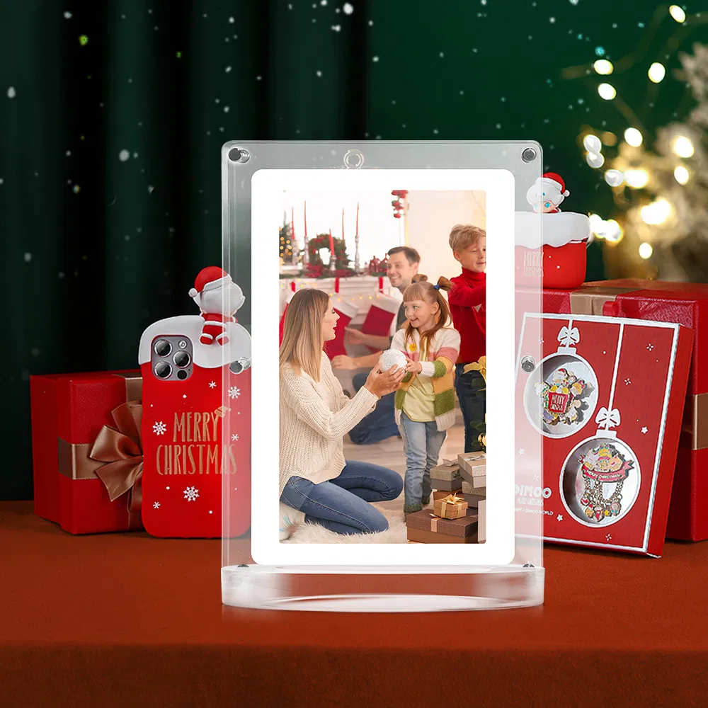 Acrylic Video Player Digital Photo Frame Good Quality