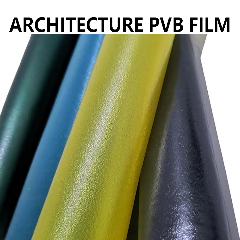 Architecture Automotive Grade Clear Colored Polyvinyl Butyral PVB Laminated Glass Film