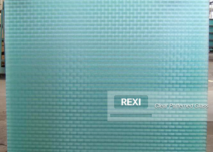 China Manufacturer Low Iron Patterned Glass with Factory price