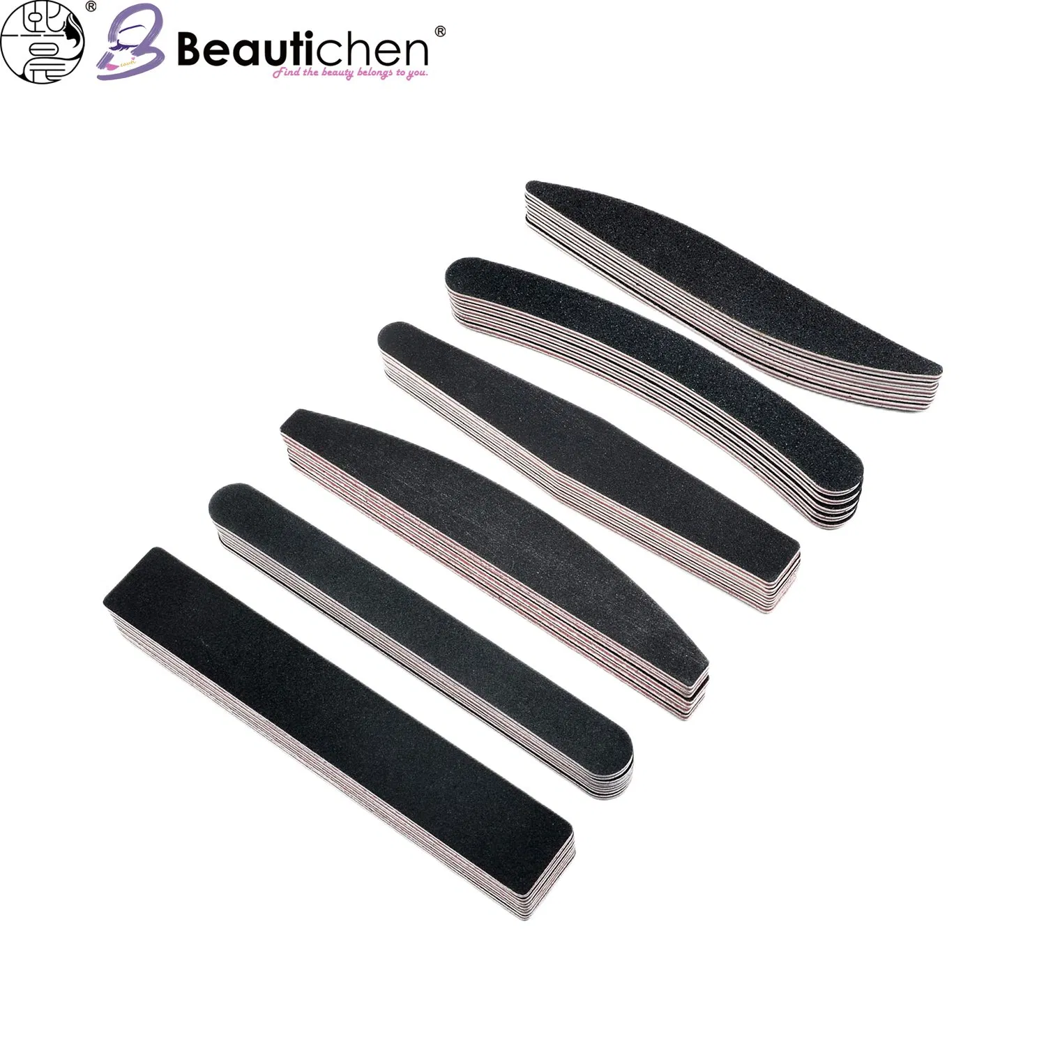 Beautichen Black Foot Callus Remover Sanding Files – Assorted Sizes & Weights – Dead Skin & Hard Callus Removal Tools for Pedicure, Manicure