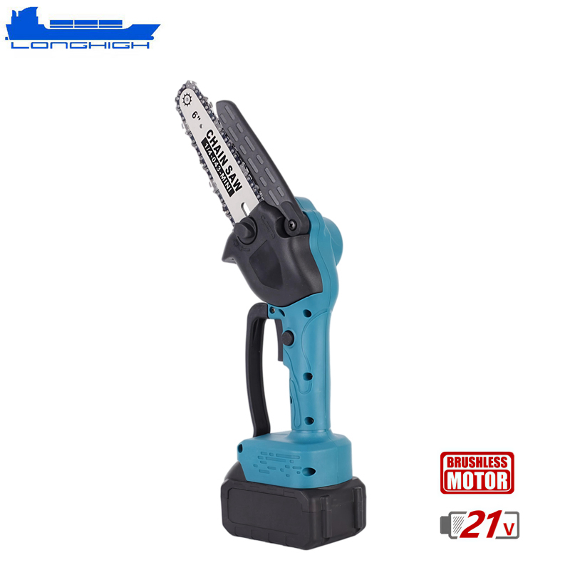 Electric 21V Battery Chainsaw for Efficient Garden Tools