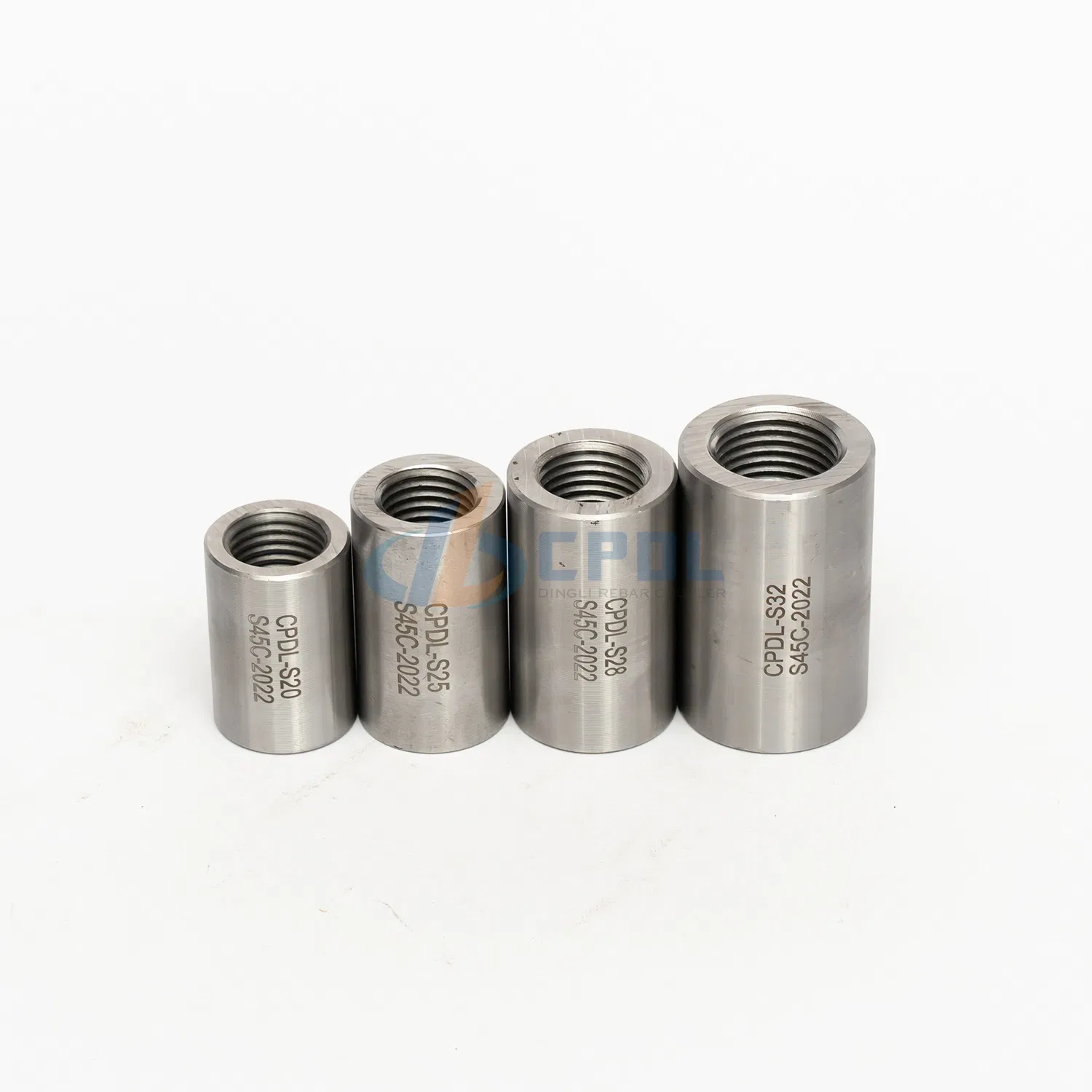 Made in China Top Quality China Rebar Coupler Reinforcing Bar Connector Mechanical Screwed Splicing Rebar Coupler Swaged Rebar Coupler