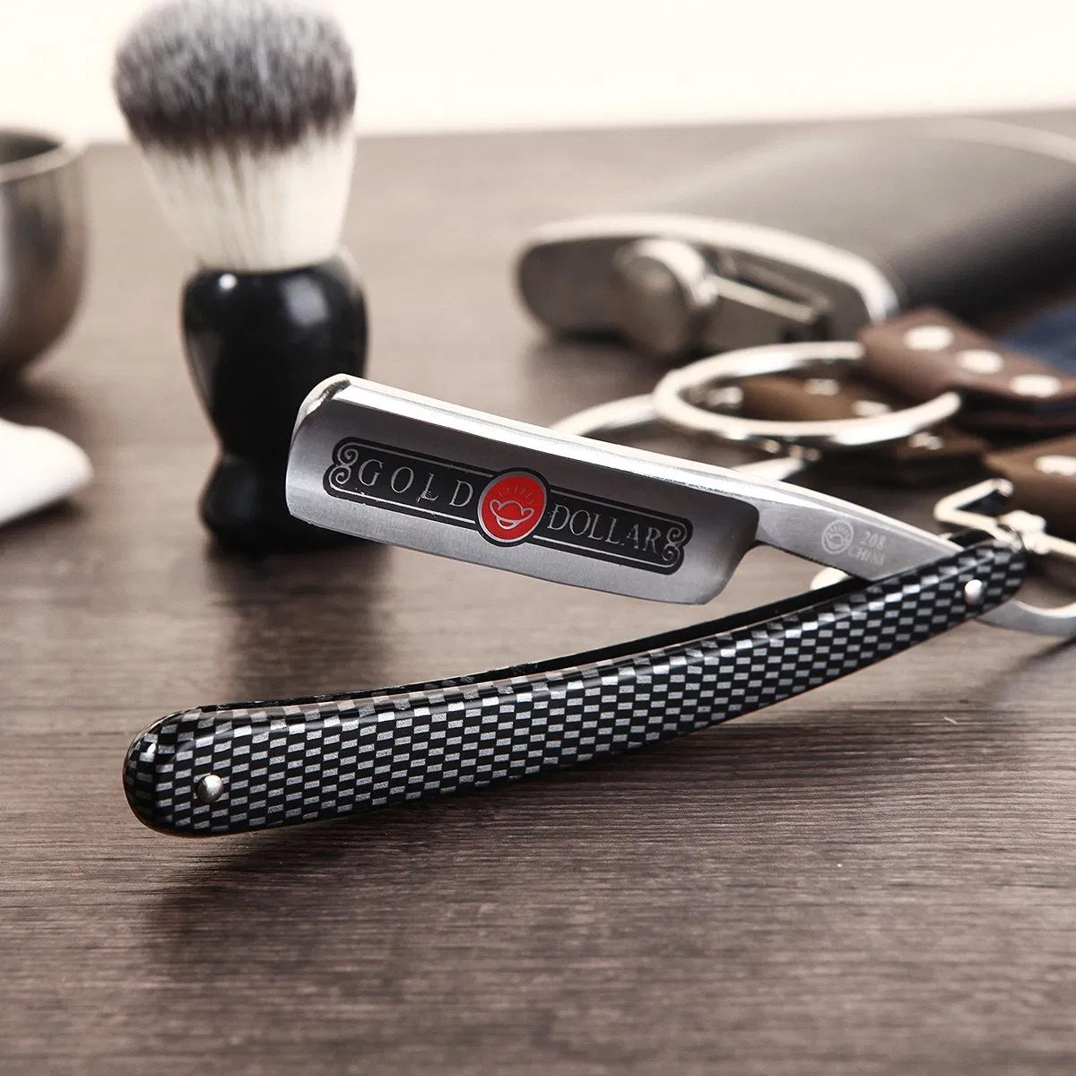 Professional Shaver Knife Straight Barber Blade Razor for Face