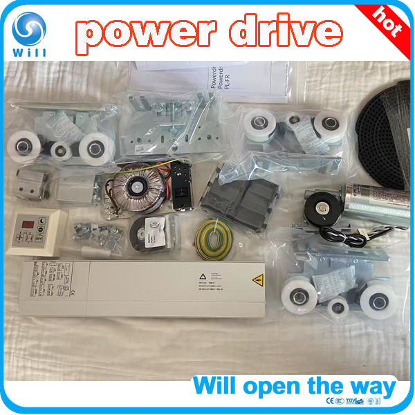 Heavy Duty Curved Sliding Door Operator Power Drive