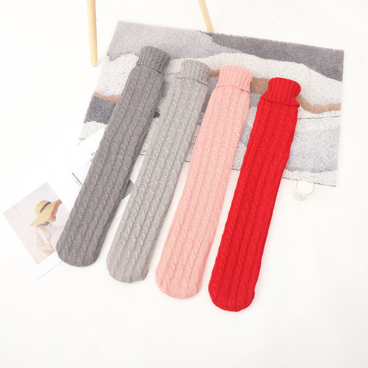 Facatory Wholesale 2L Long Soft Cover Hot Water Bottle Bag