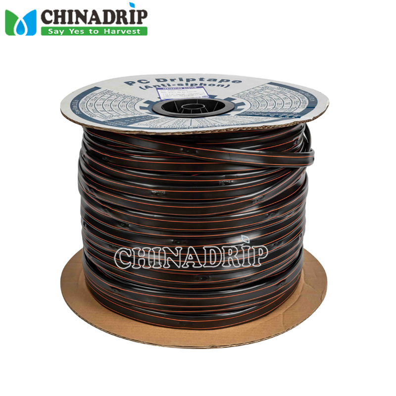 16mm China Farm Subsurface Gravity Drip Irrigation System Design Agriculture Pressure Compensation Emitter Inline PC Drip Tape