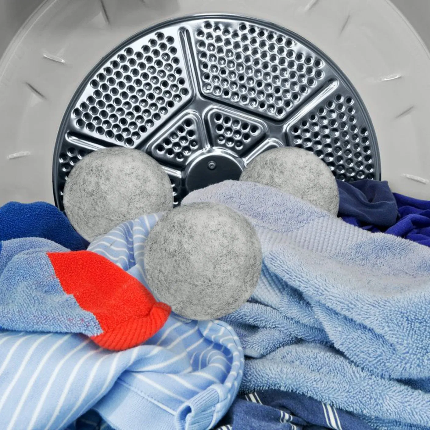 100% New Zealand Handy Laundry Organic Wool Dryer Felt Balls