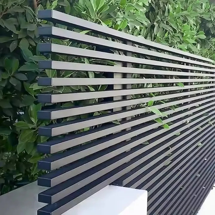 Galvanized Black Steel Fence