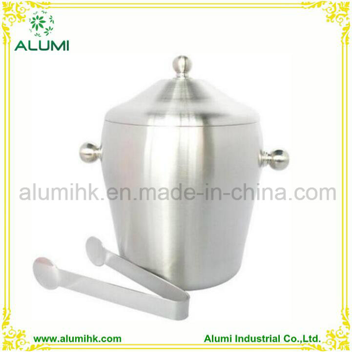 Hotel Stainless Steel Double Layer Durable Ice Bucket