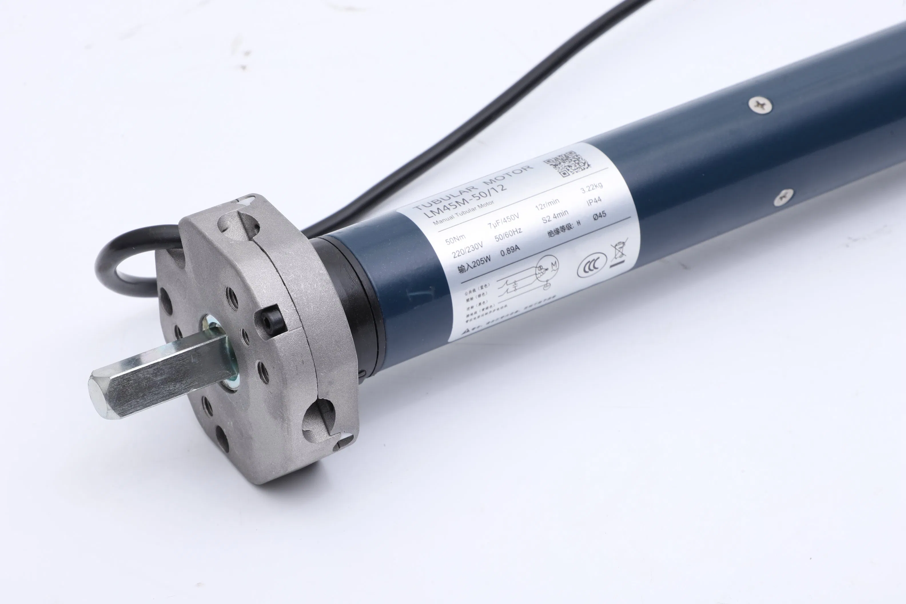 Long Shaft 45mm Motor with Crank for Wide or Heavy-Duty Window Coverings