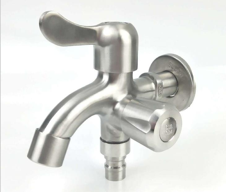 304 Stainless Steel Washing Machine Faucet Household Mop Pool Quick Open