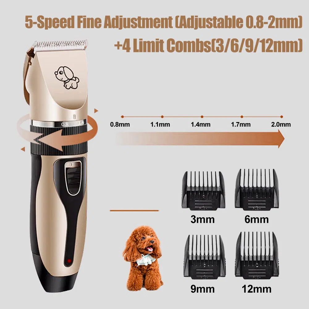 Rechargeable Pet Grooming Clipper Dog Hair Trimmer