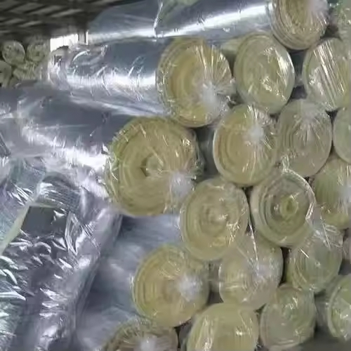 Thermal Insulation Metal Building Insulation Roof Wall Ceiling Fsk Glass Wool Rolls Fireproof Aluminum Foil Fiberglass Blanket
