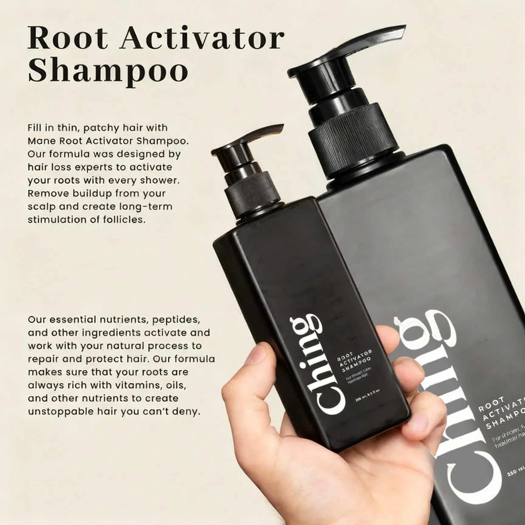 Biotin Hair Regrowth Shampoo Stop Hair Loss Thicken Weak Strands