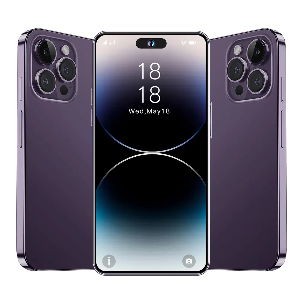 Bulk Price Game Phone 50+108MP High Speed Dimensity OLED GSM I14 PRO Max Mobile Phone
