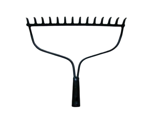 Rake Head with Handle Carbon Steel