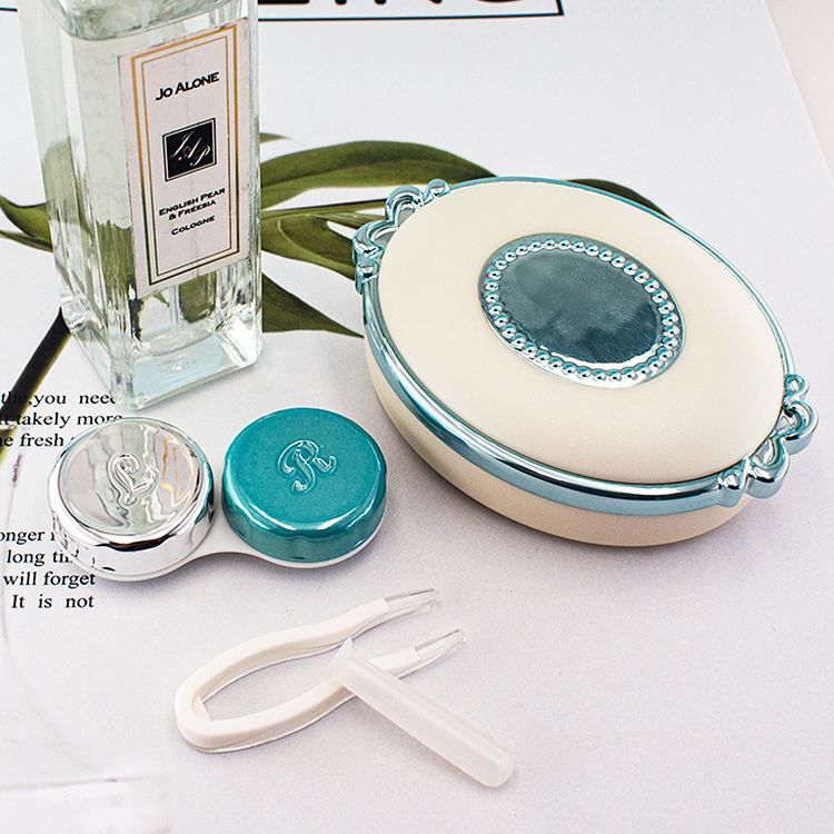 Best Travel Use Wholesale Colorful Beautiful Contact Lens Case