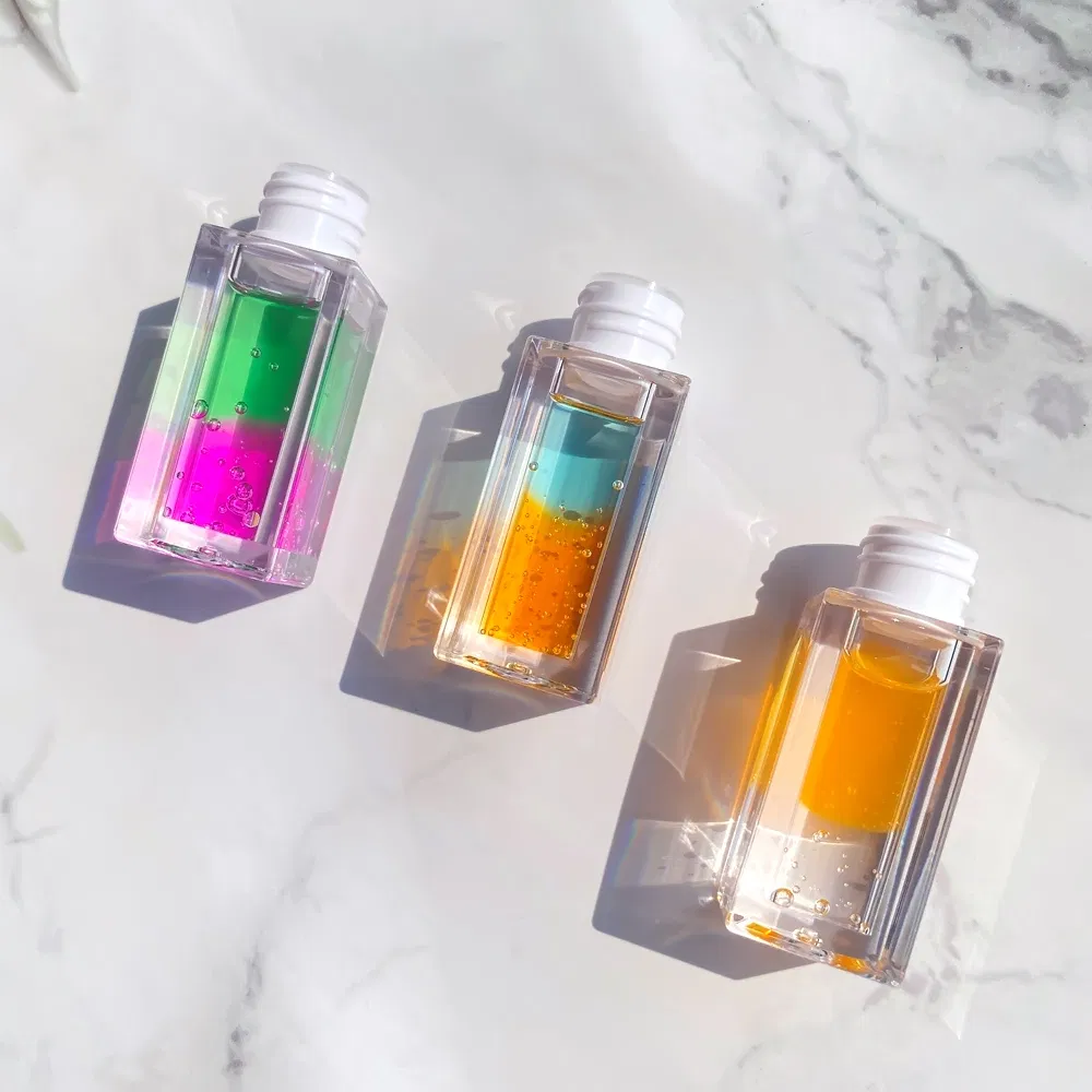 Biocolor Gradual Change White Lid Waterproof Lip Oil Glossy Moisturzing Private Label Lip Makeup Wholesale High Quality Lip Oil