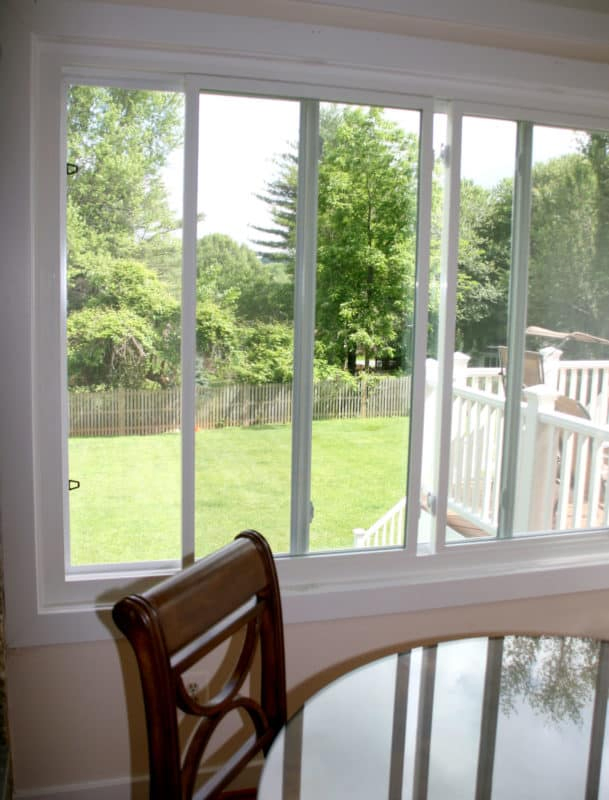 Easy Installation Double Tempered Glass Aluminium Alloy Sliding Window