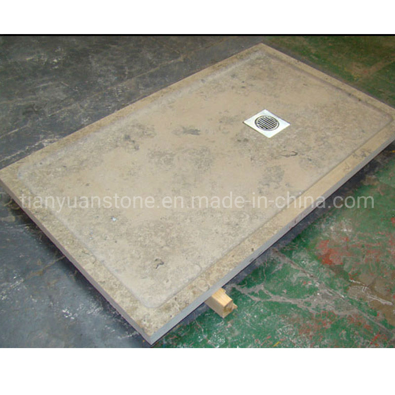 Marble Granite Stone Shower Base for Bathroom