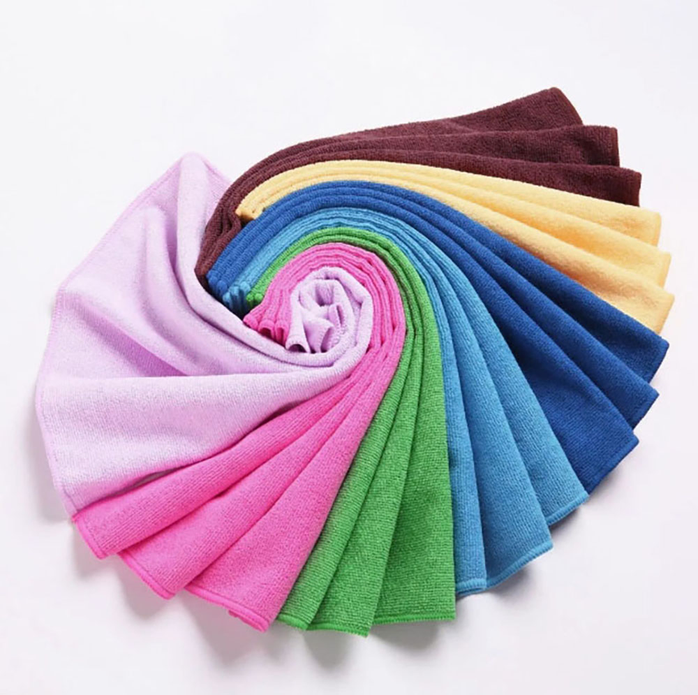 Terry Microfiber Towels: Warp Knitted, Versatile for Kitchen & Car Cleaning Kitchen Ware