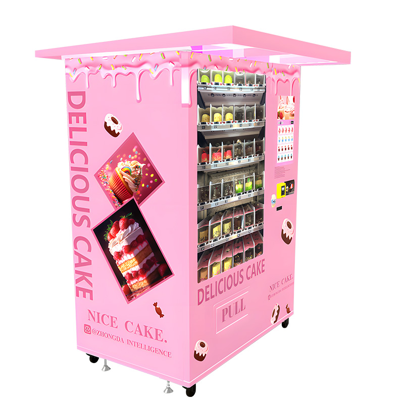 Zhongda Cake Vending Machine Automatic Cake Dispensers with Cash Payment