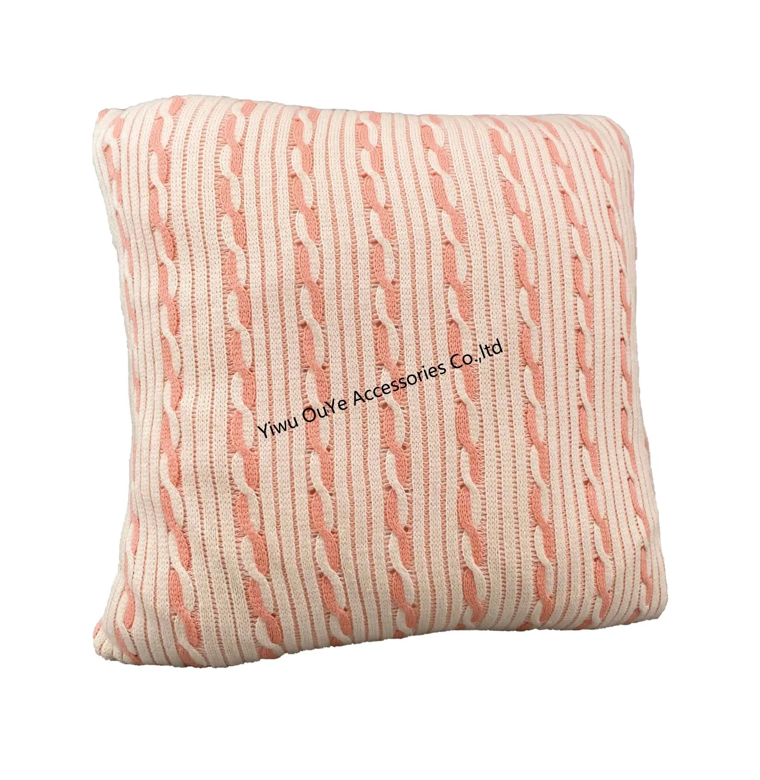 High-Quality Cable Design Home Textile Sofa Backrest Pillows Decorative Cushions
