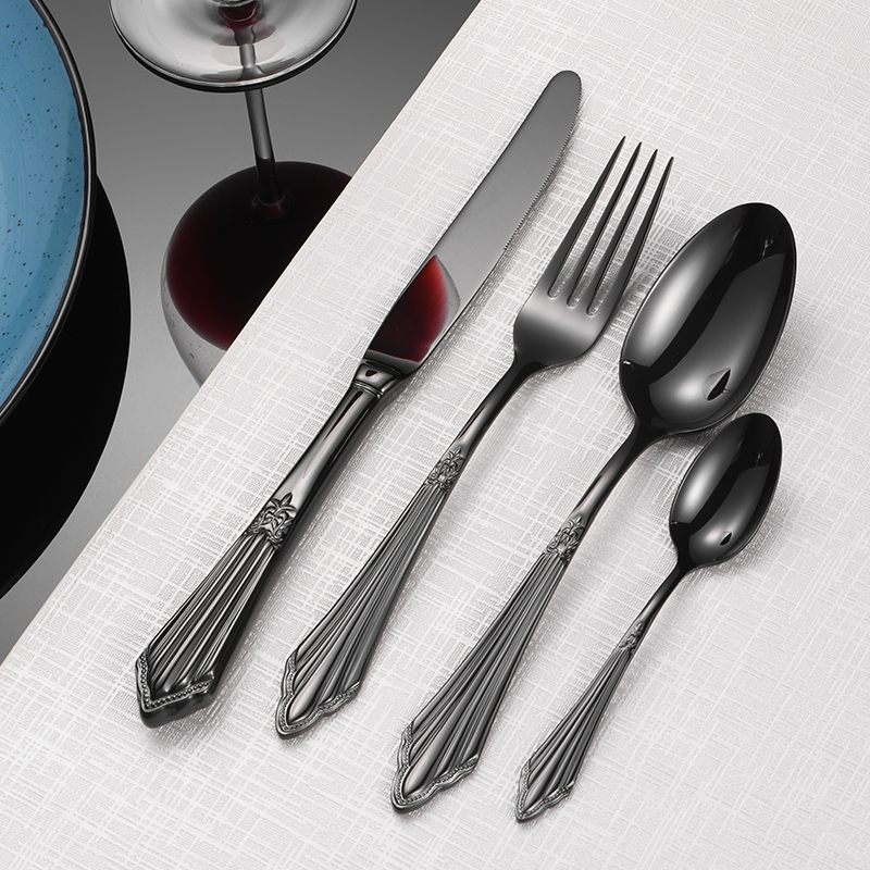 Stainless Steel Cutlery Set Royal Aristocratic High-Grade Forged Cutlery