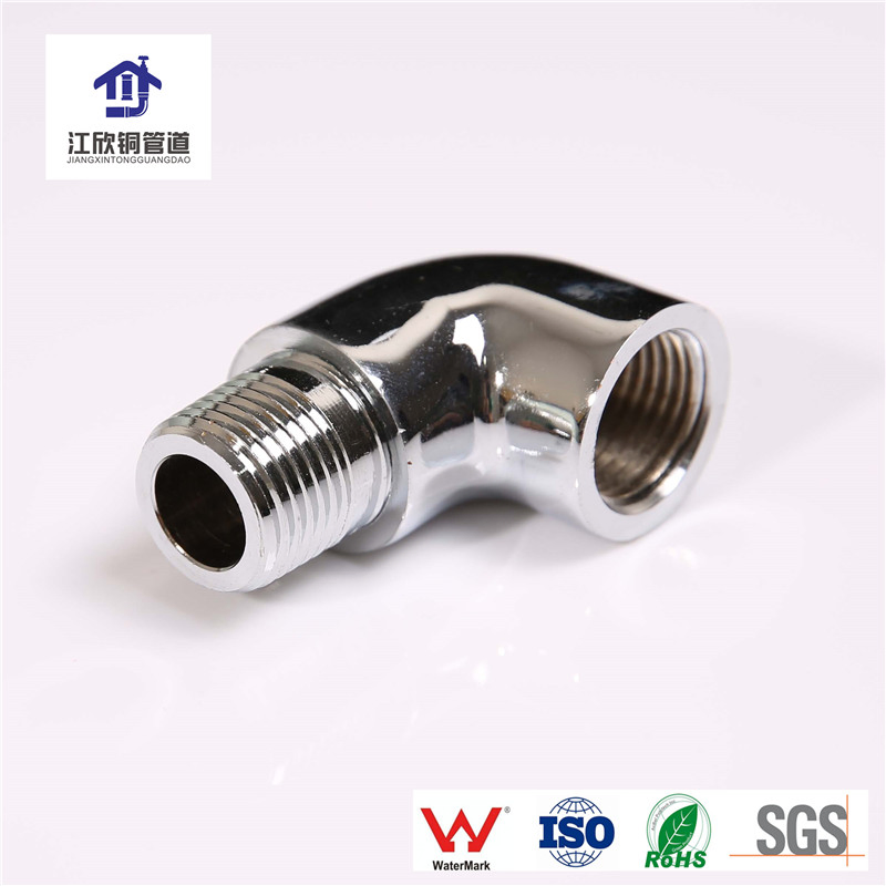 Brass Chrome Nickel Plating Equal & Reducer Plumbing Pipe Tee