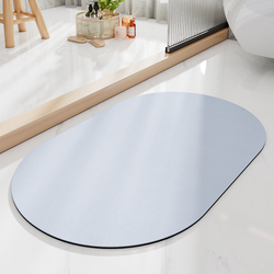 Diatomaceous Bathroom Absorbed Water Carpet Quick Drying Antislip Soft Diatomite Shower Bath Mat Diatomaceous Non Slip Rug