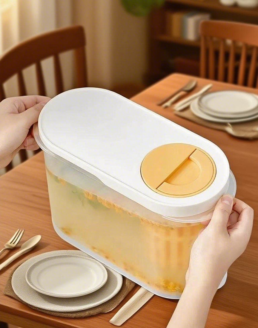 Elegant Yellow Beverage Kettle with Faucet for Large Capacity Needs