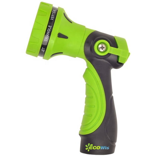 Spray Nozzle with Thumb Control and 8 Pattern Adjustable