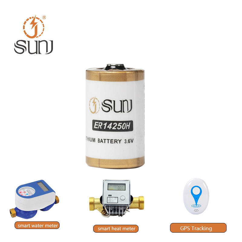 Батарея ER14250H 3.6V 1200mAh для водяных счетчиков