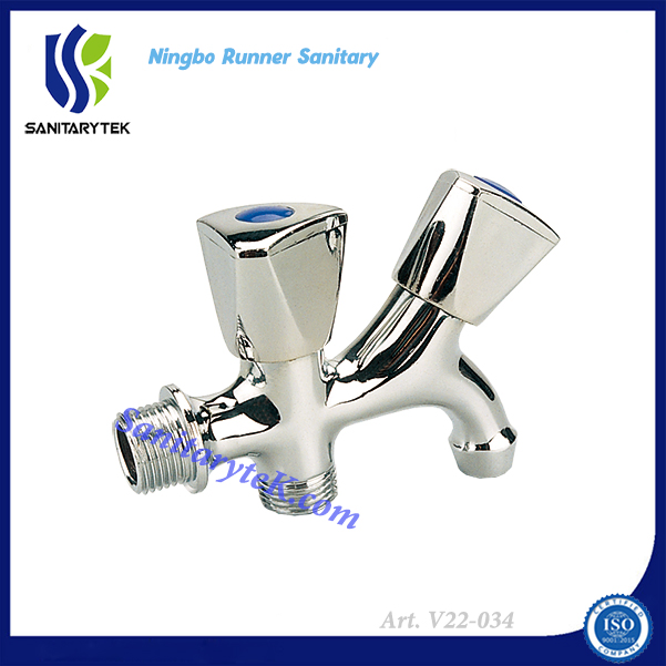 1/2” -3/4” Washing Machine Double Tap (V22-034)