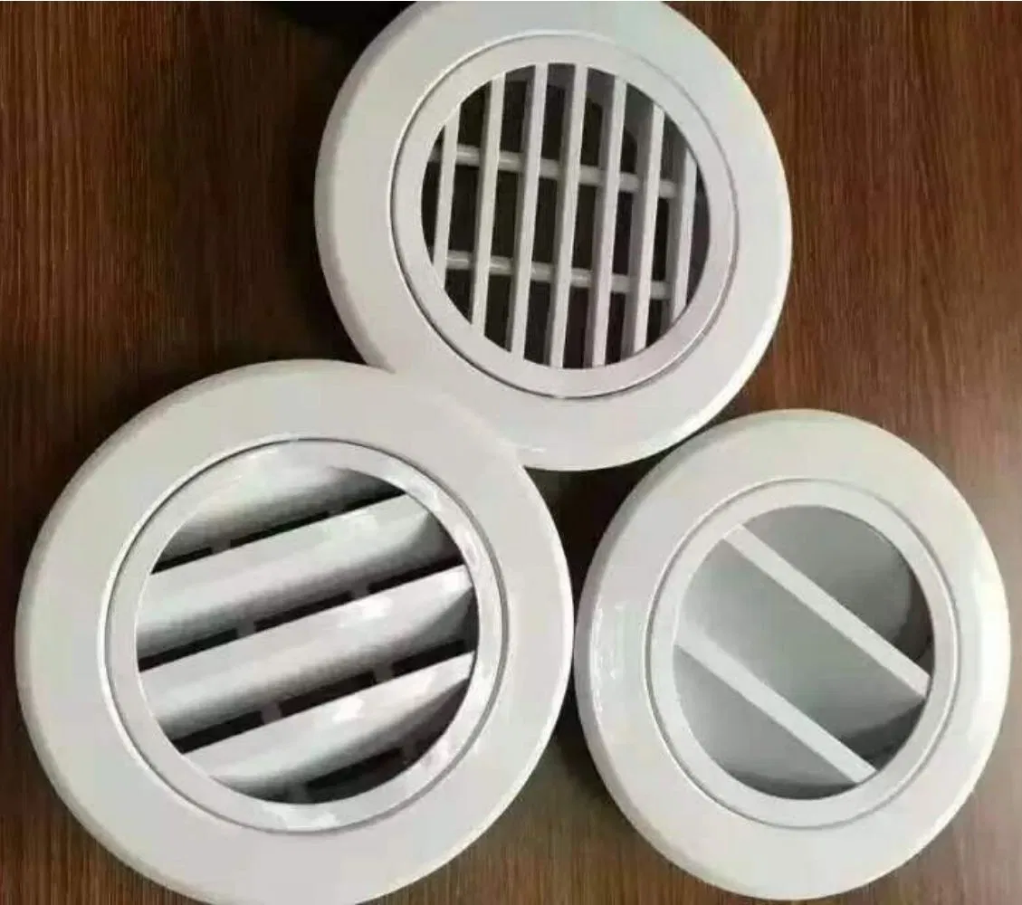 Manufacturer's Double Deflection Air Vent Grille Aluminum Ceiling Plantation Shutter Ventilation Grille Louvers