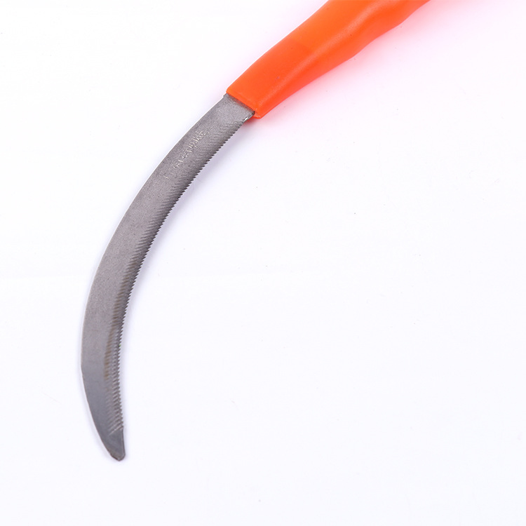 Lightweight Steel Small Saw Sickle Knife Plastic Handle Weed Remover Grass Sickle Sharp Garden Plants Weeder Cutter Tools