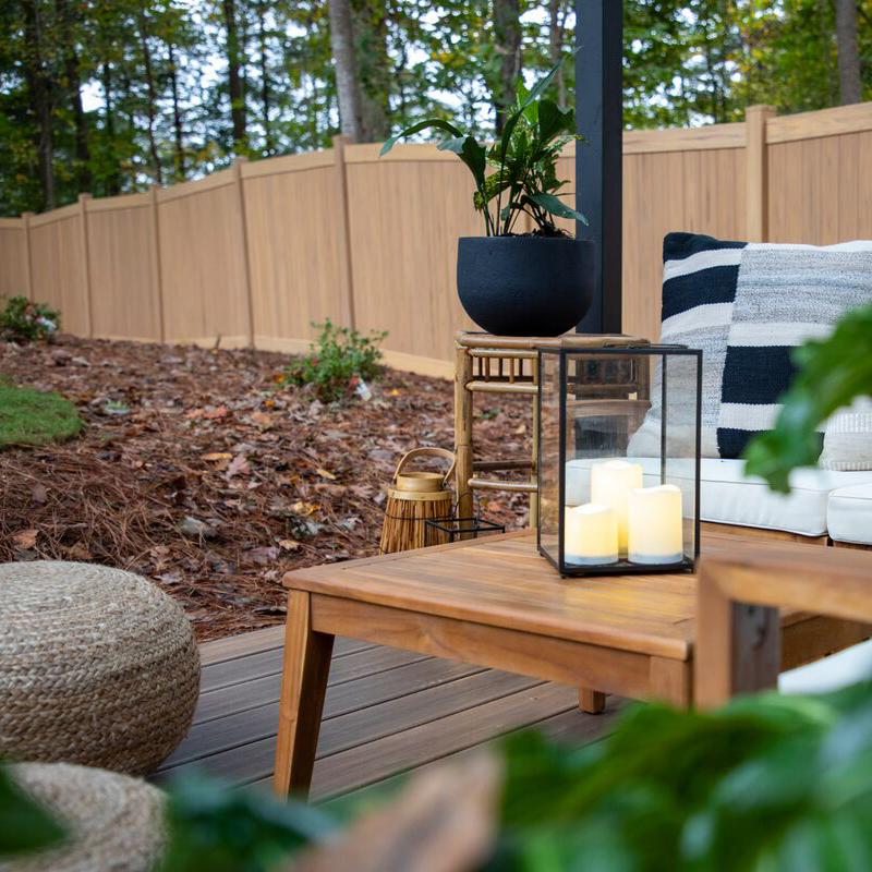 Rot Proof Easy Clean American Standard Vinyl Fence for Yard and Garden