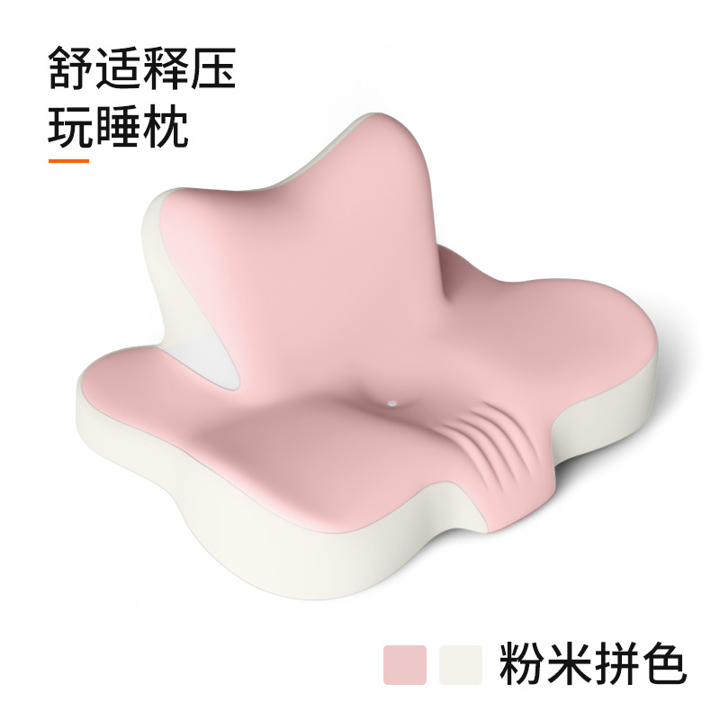 Multi-Functional Memory Foam Pillow, Napping Pillow, Multi-Position Neck Support Pillow