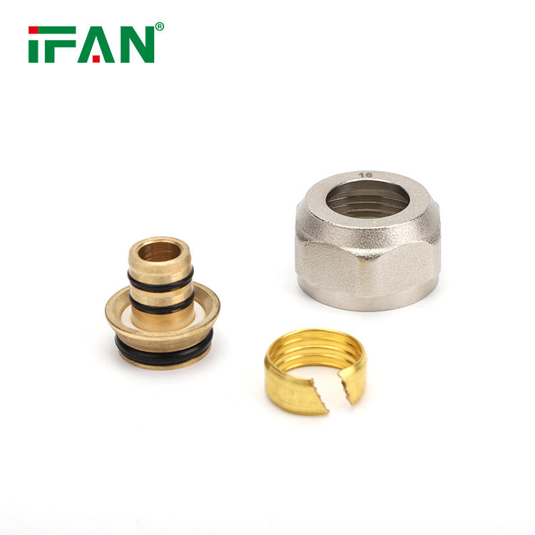 Ifan Long Service Life Quick Coupler Connector Adapter AC HVAC Brass Manifold Eurocone Adapter