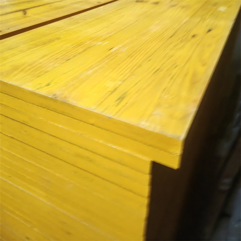 Three Layers Board Panels 3 Ply Yellow Shuttering Panel for Concrete Formwork