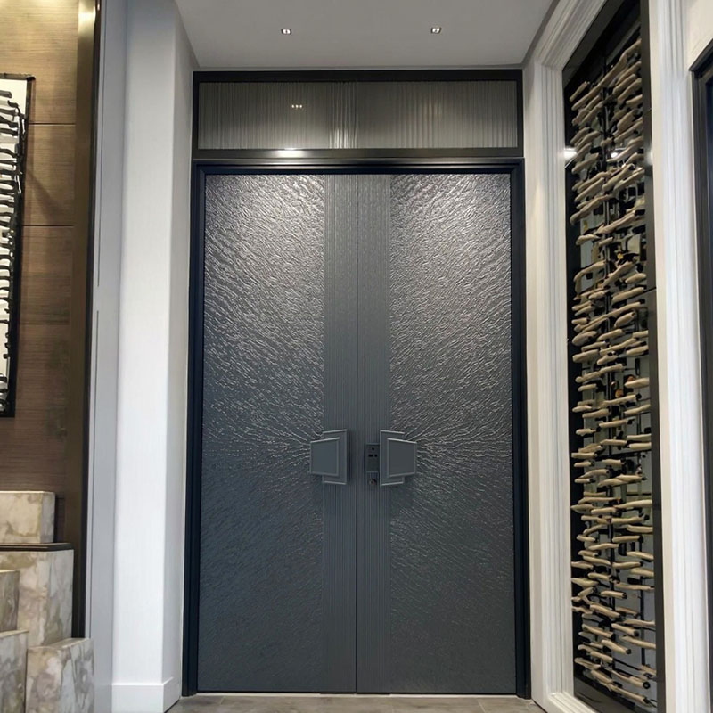 Cast Aluminum Door, Class a Anti-Theft Door, Entrance Door, Villa Courtyard Entrance Door, Double Door