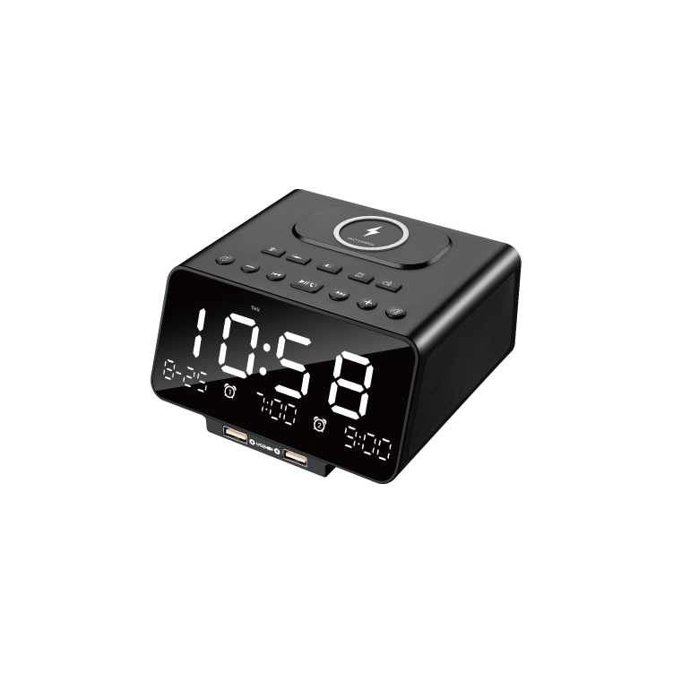 Hotel Bluetooth Docking Station Clock with Snooze Sleep Function