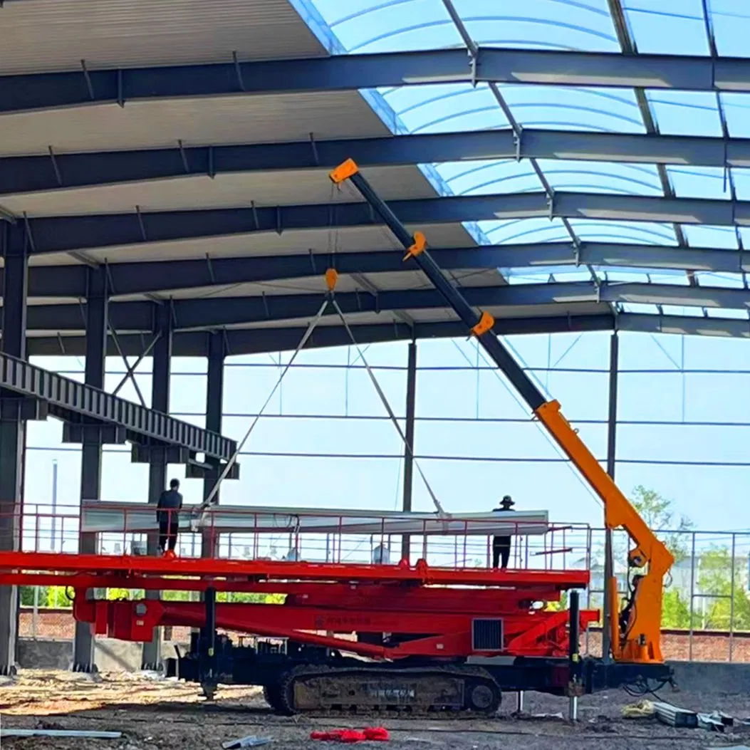 Hot-DIP Galvanized Painting Metal Construction Building with CZ Section Steel