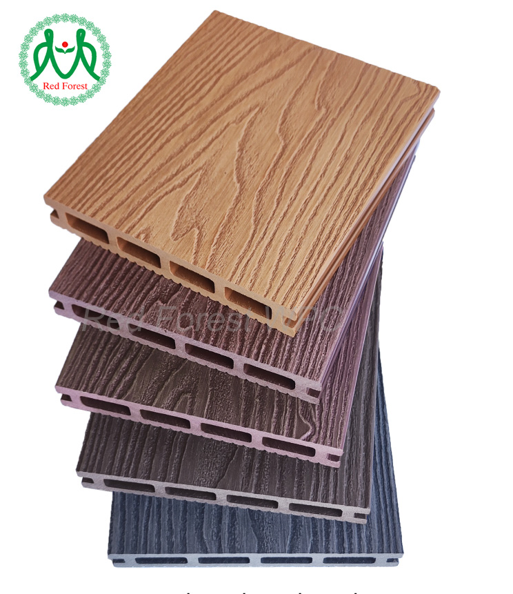 Экологичный WPC-декинг для улицы, 3D-тиснение, водостойкий