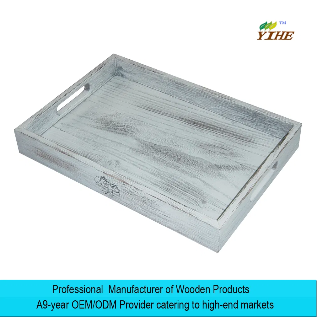 Wood Tray with Rustic Style