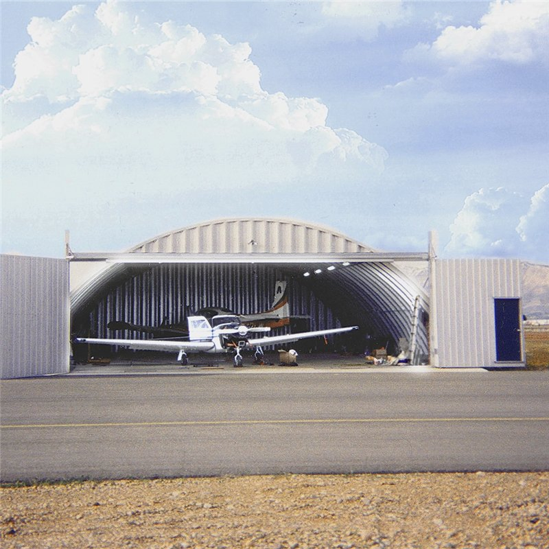 Customized Design Light Steel Structure Hangar Prefabricated Aeroplane Shed