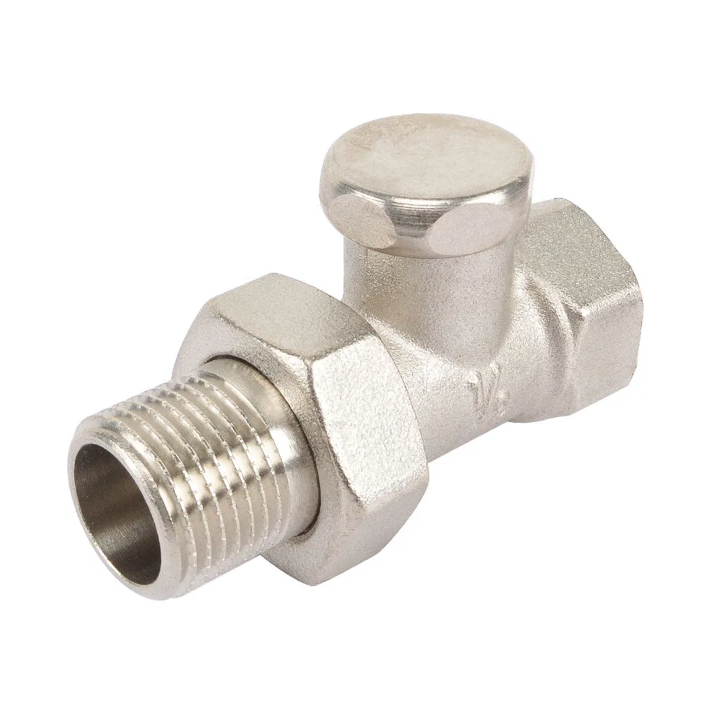 Bsp Thread Metal Lockshield House Heating Forged Brass Thermostatic Radiator Valve