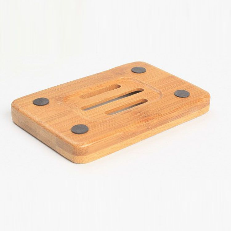 Bathroom Bamboo Soap Dish Soap Tray