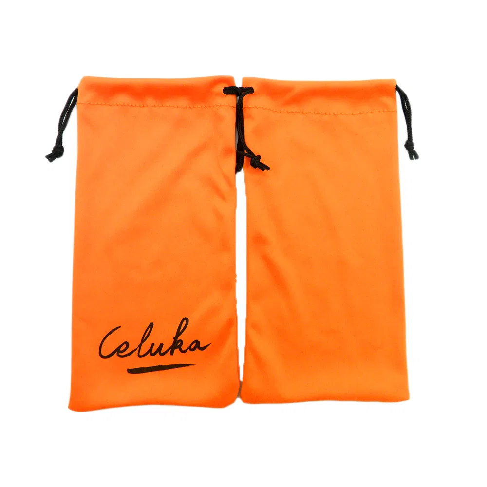 Customized Wholesale Multi Color Custom Printed White Logo Microfiber Drawstring Luxury Glasses Packaging Sunglasses Bag Pouch