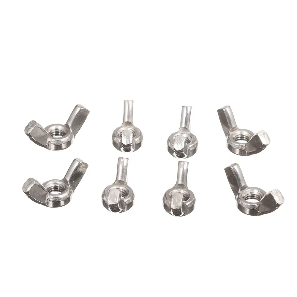 Custom DIN315 304 Stainless Steel Hand Tighten Butterfly Nut Ingot Wing Nuts
